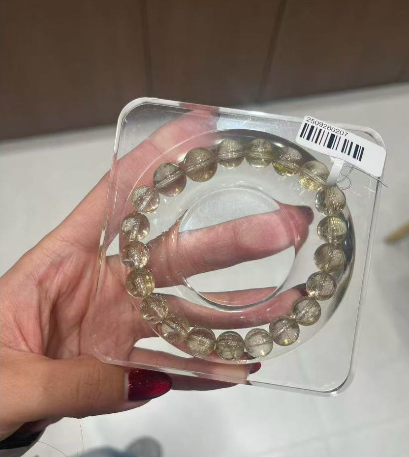 Rutilated Quartz Bracelet - 9.5mm